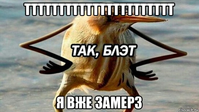 тттттттттттттттттттттт я вже замерз